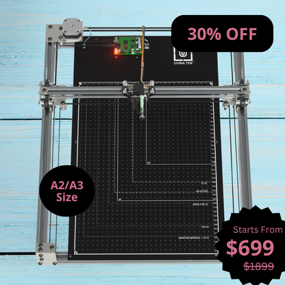 iDraw H SE A3/A2 Zeichenroboter für Künstler, Generative Kunst & Handschrift-Automatisierung – Kombiniert die Robuste iDraw H Hardware mit Flexibler Axidraw Software