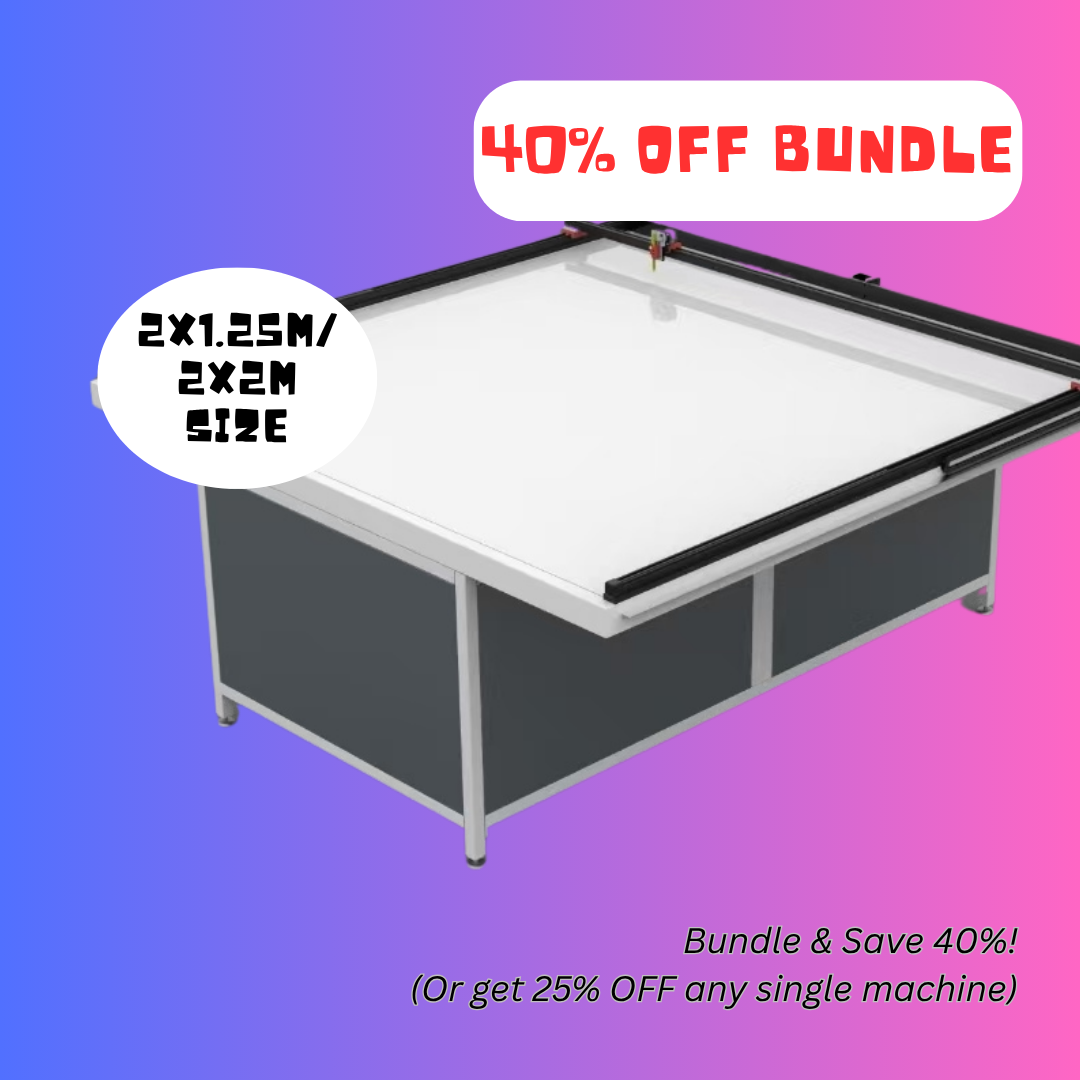 UUNA TEK 3.0 - (2X1.25M/2X2M) Vorgefertigter Premium All-in-One Architekturtisch & Stiftplotter für Architekturdarstellung mit WiFi und SD-Karte