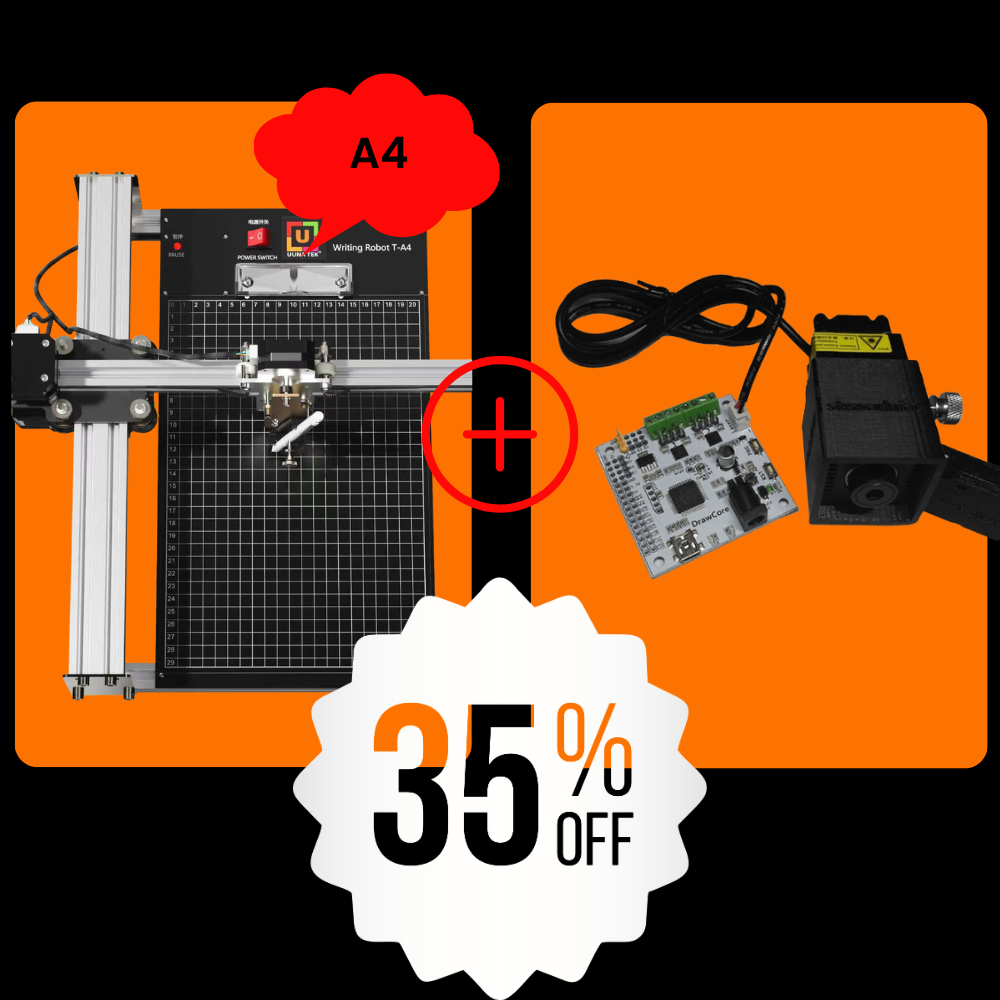 iDraw 2.0 A4+2,5-W-Laserkopf-Bundle