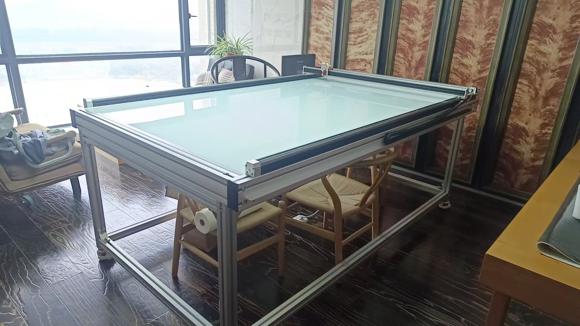 UUNA TEK 3.0 - (2x2m/4x2m) Preassembled High-End All-in-One Architect Drawing Table & Pen Plotter  for Architectural Drafting - UUNA TEK CO.,LIMITED