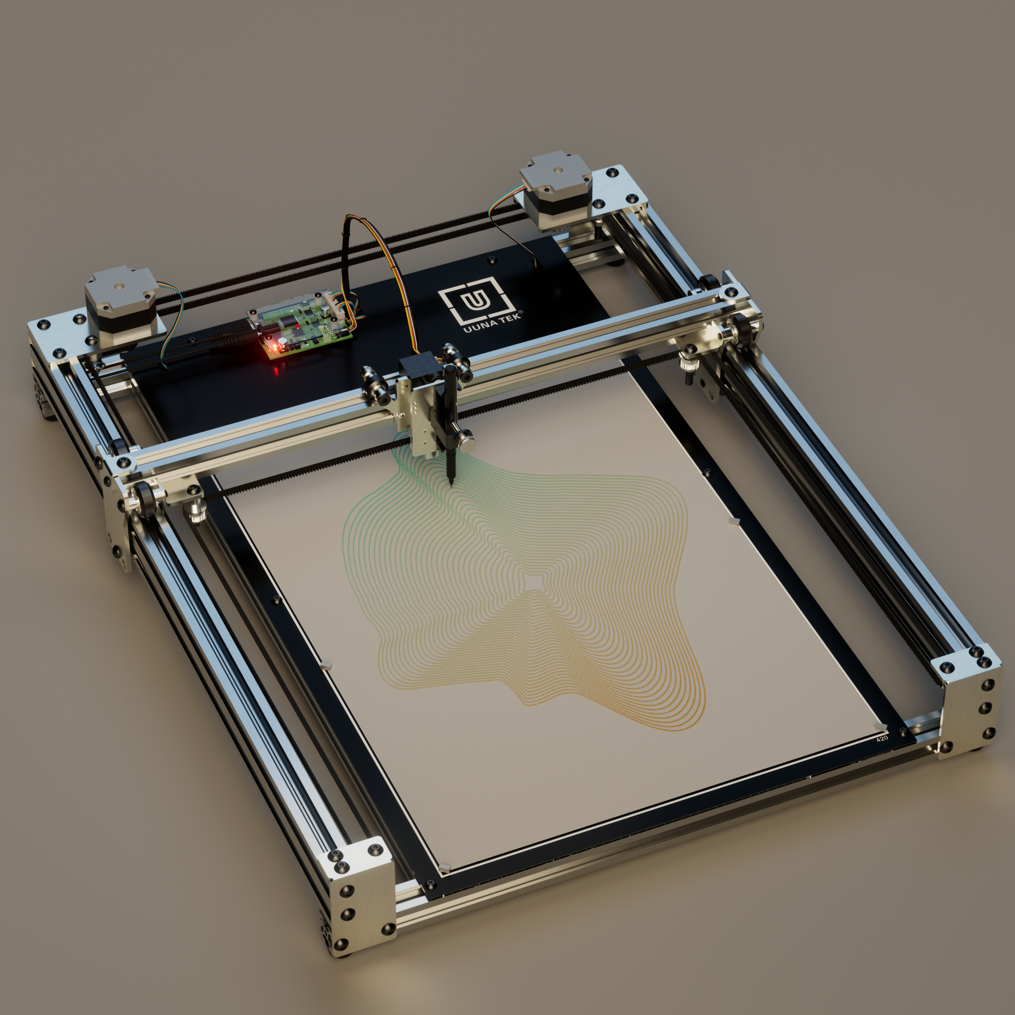 iDraw H SE A3/A2 CoreXY Drawing Robot for Artists – Combines the Robust iDraw H Hardware with Flexible Axidraw Software - UUNA TEK CO.,LIMITED