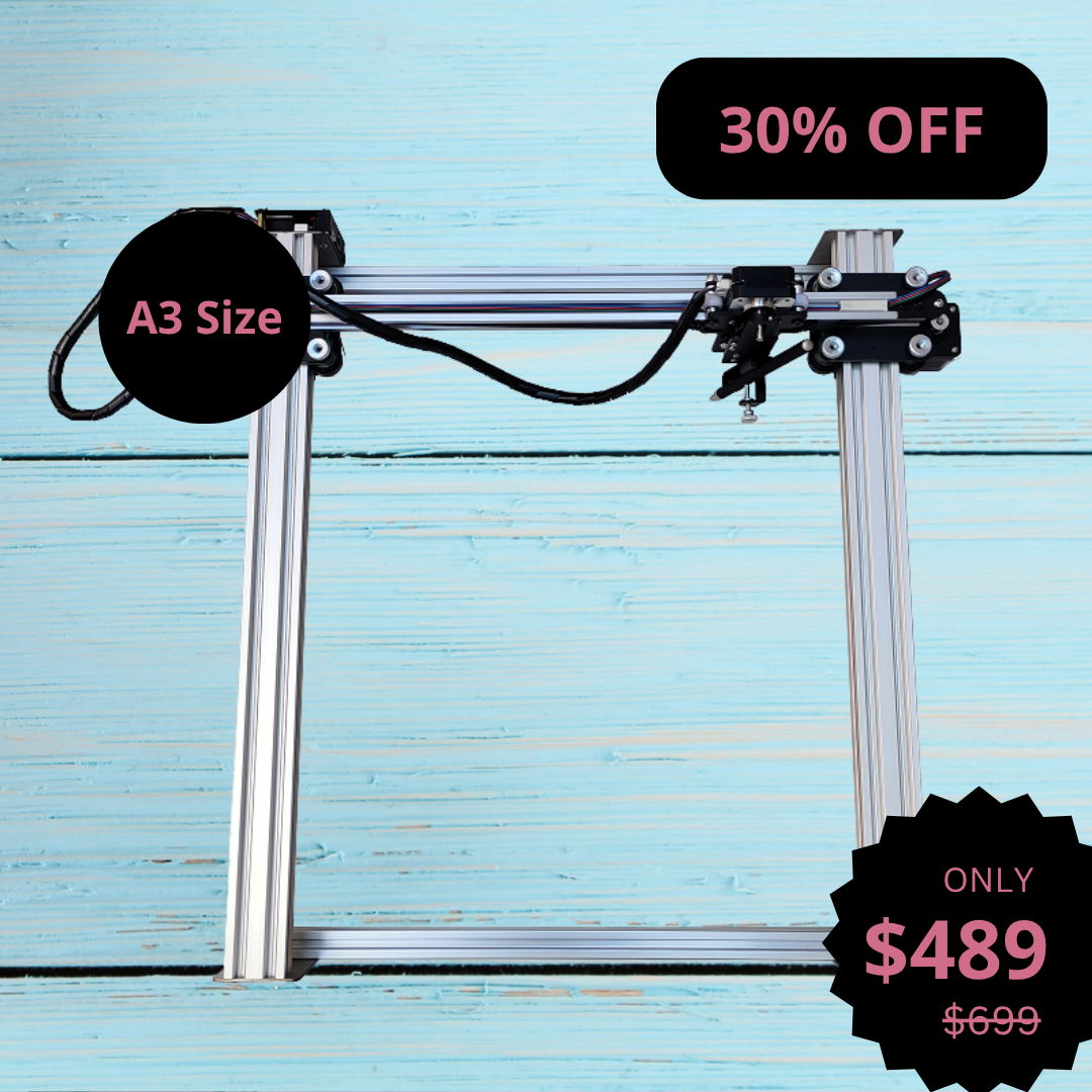 iDraw H A3 Stift-Plotter Zeichenroboter Stift-Plotter Zeichenmaschine, 300% Schneller Als Andere