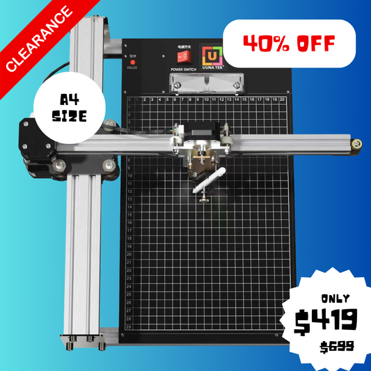 UUNA TEK® iDraw 2.0 - A4 Größe Zeichenroboter Zeichenmaschine, Bester Einsteiger-Stift-Plotter