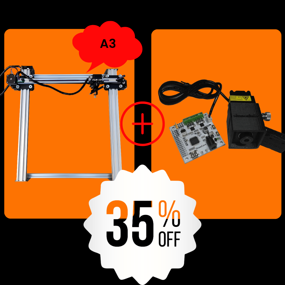 iDraw H A3+2,5-W-Laserkopf-Bundle