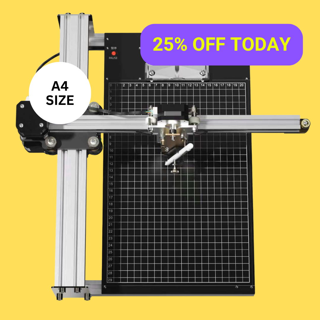 UUNA TEK® iDraw 2.0 – Zeichenroboter und Zeichenmaschine im A4-Format, der beste Stiftplotter für Einsteiger