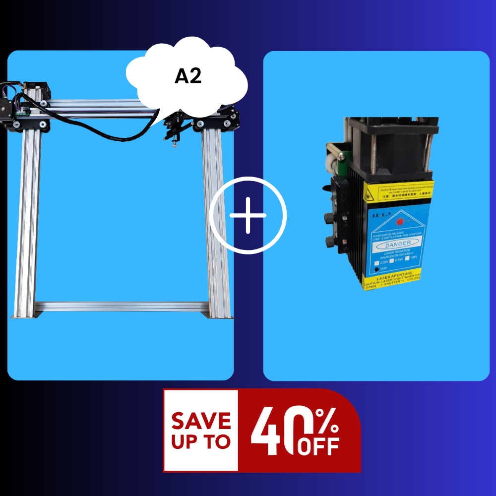iDraw H A2+10W Laser-Kopf-Bundle