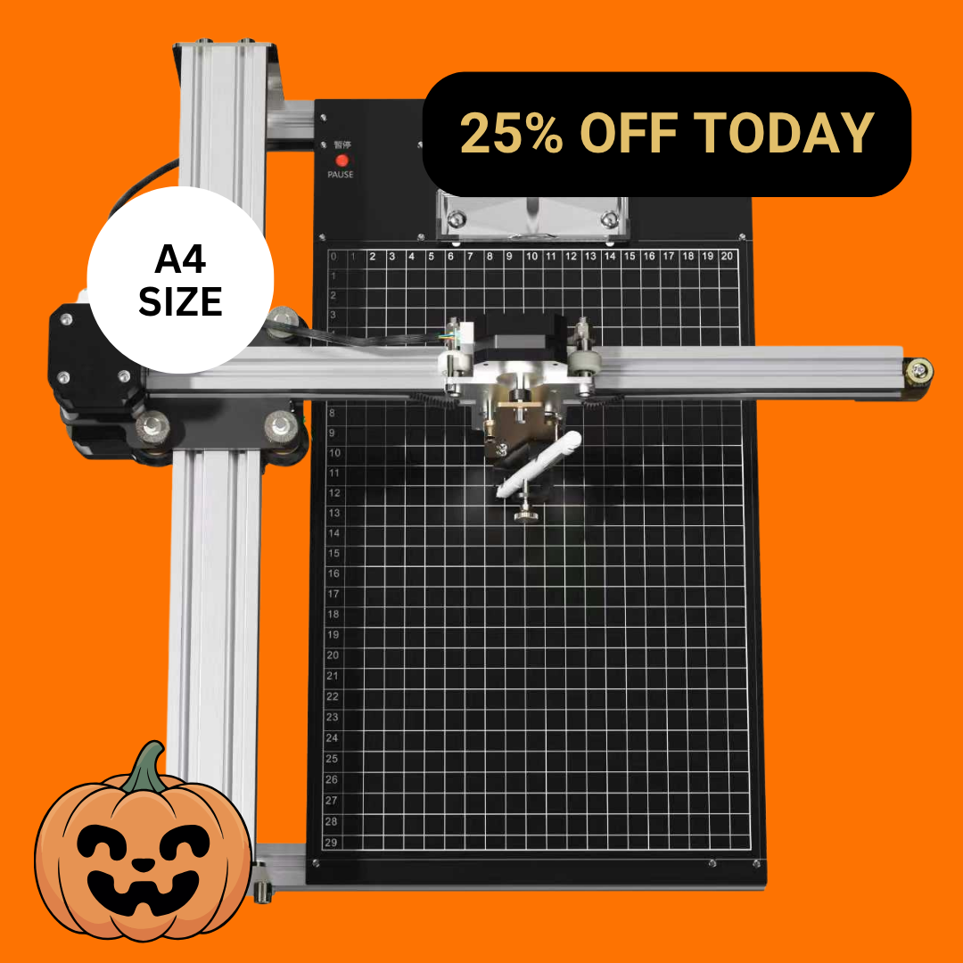 UUNA TEK® iDraw 2.0 – Zeichenroboter und Zeichenmaschine im A4-Format, der beste Stiftplotter für Einsteiger