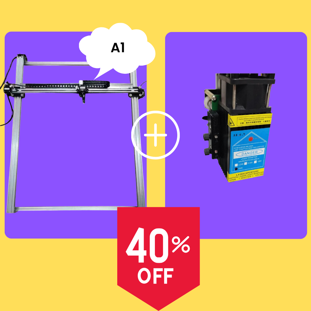 iDraw H A1+15W-Laserkopf-Bundle