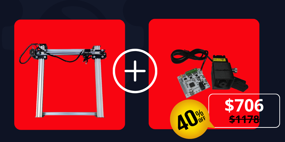 iDraw H A3+2,5W Laser-Kopf-Bundle