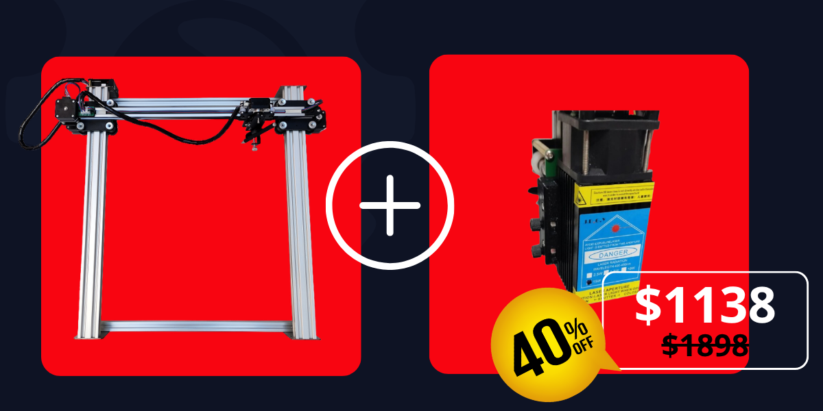 iDraw H A2+10W Laser-Kopf-Bundle