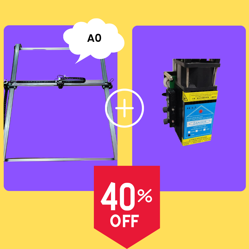 iDraw H A0+15W-Laserkopf-Bundle