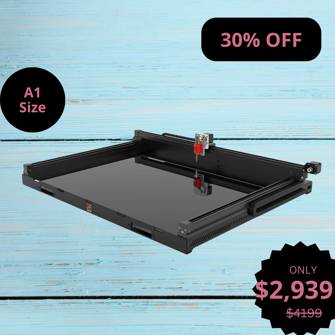 UUNA TEK 3.0 A1 Vorgefertigter Premium All-in-One Stiftplotter-Zeichenroboter mit WiFi & SD-Karte – Großformat, leiser, schneller, präziser