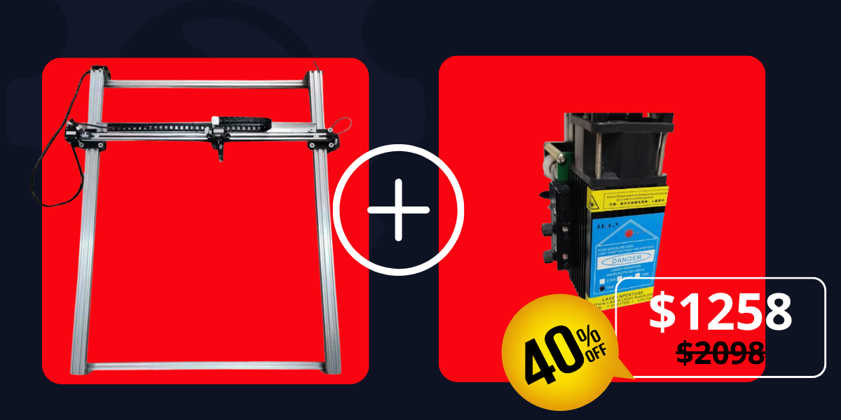 iDraw H A1+15W Laser-Kopf-Bundle