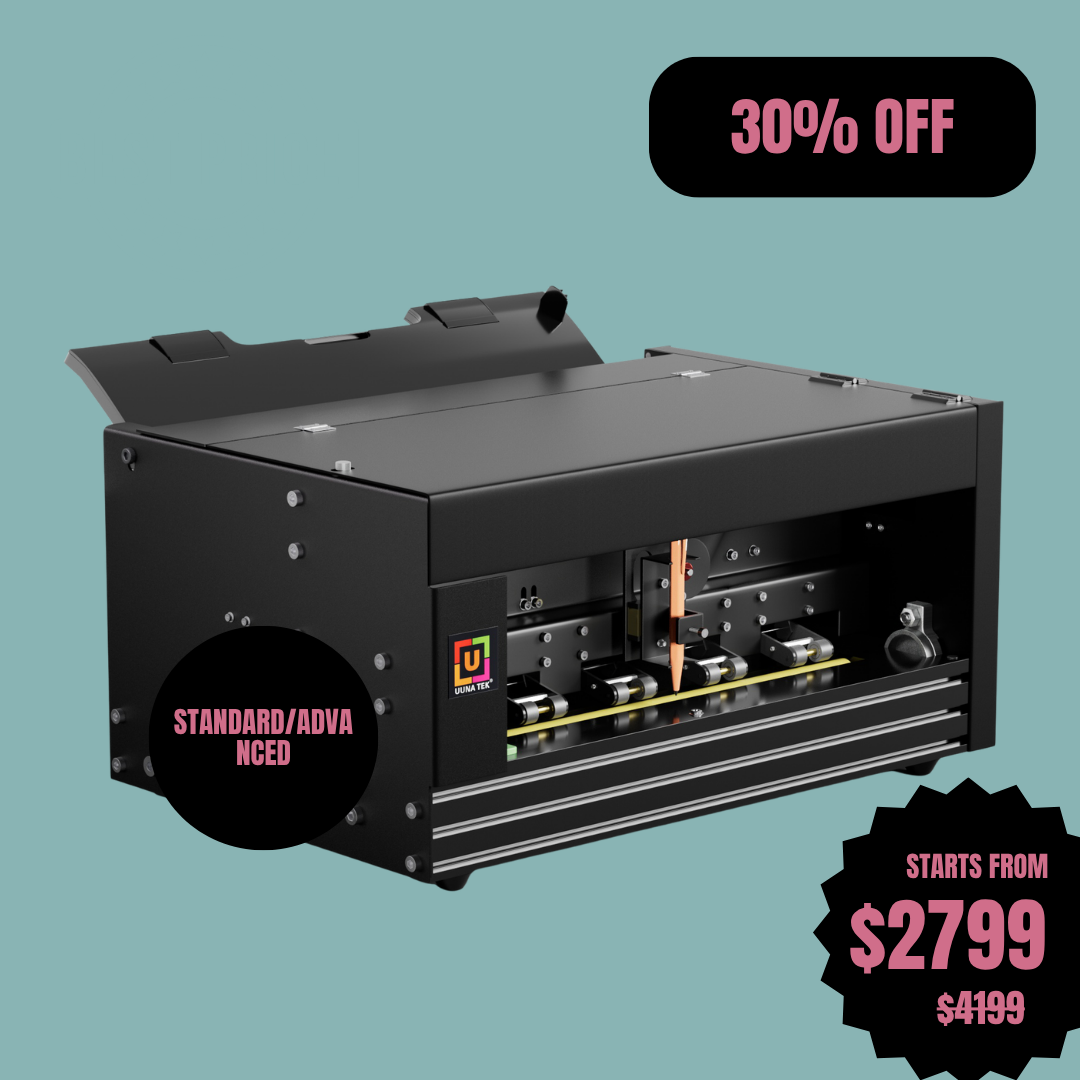 UUNA TEK® iAuto - Handschreibmaschine mit Zuführung/Automatische Unterschriftenmaschine/Handschreibmaschine für Briefe/Automatische Schreibmaschine, Schreibt Bis Zu 80 Briefe, 30 Umschläge Pro Ladung