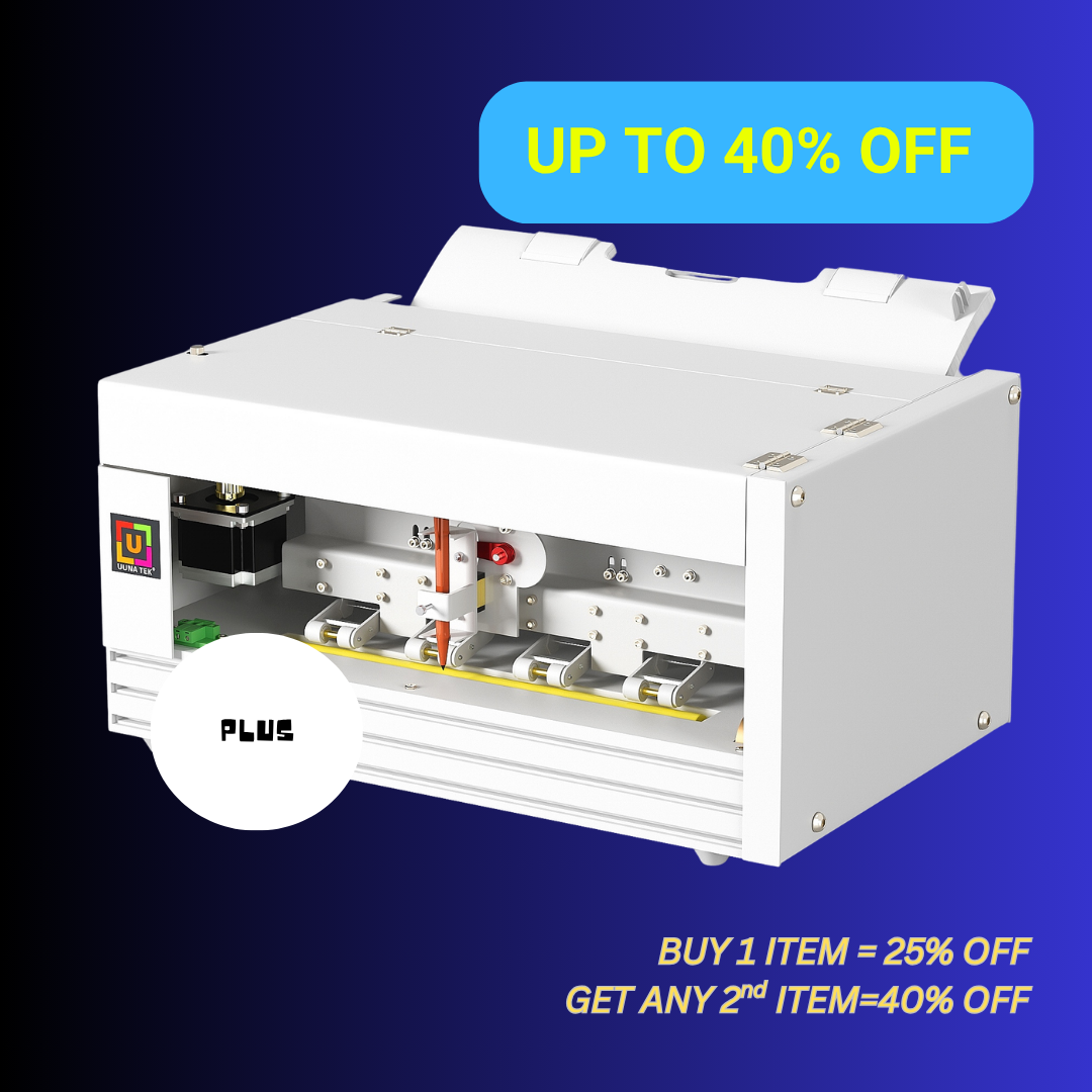 UUNA TEK® iAuto Plus - Handschreibmaschine mit Zuführung/Automatische Unterschriftenmaschine/Handschreibmaschine für Briefe/Automatische Schreibmaschine, schreibt bis zu 210 Briefe, 80 Umschläge pro Ladung