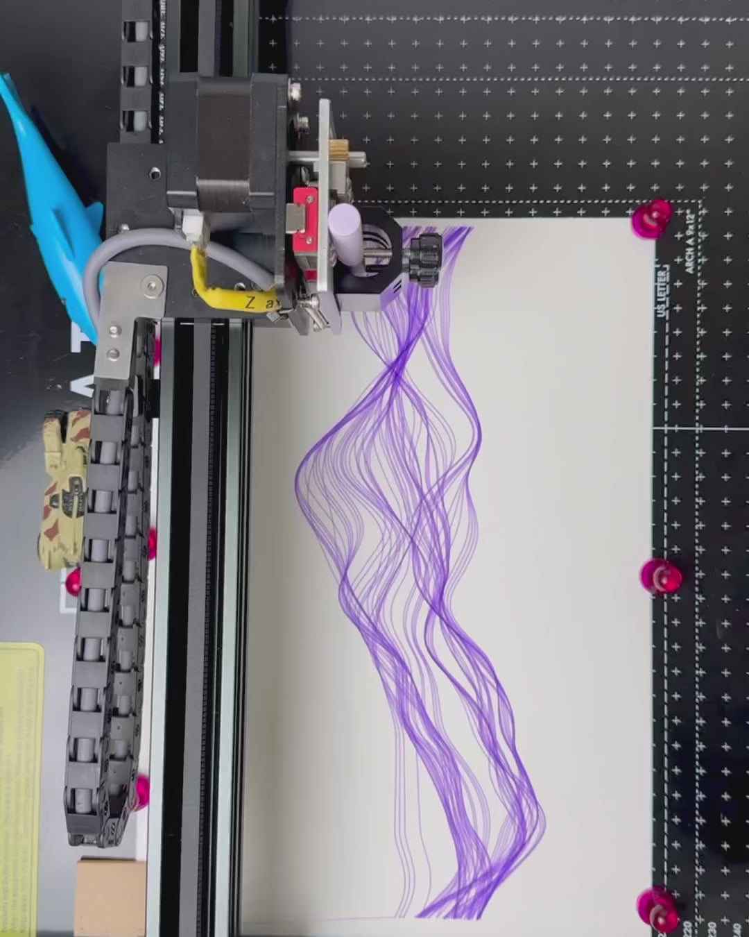 UUNA TEK 3.0 A3 Vorgefertigter Premium All-in-One Stift-Plotter Zeichenroboter mit WiFi & SD-Karte – Kompakt, Leiser, Schneller, Präziser