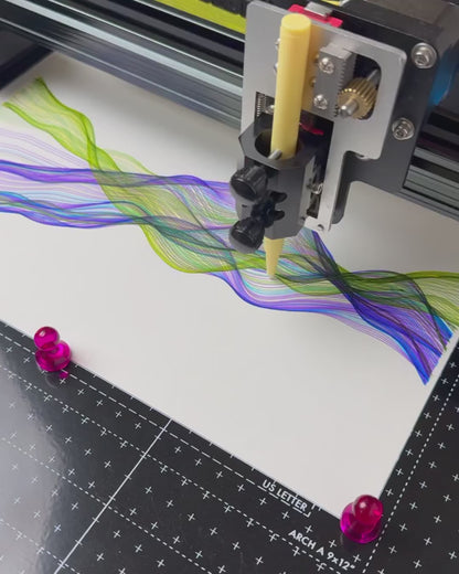 UUNA TEK 3.0 A3 Vorgefertigter Premium All-in-One Stift-Plotter Zeichenroboter mit WiFi & SD-Karte – Kompakt, Leiser, Schneller, Präziser